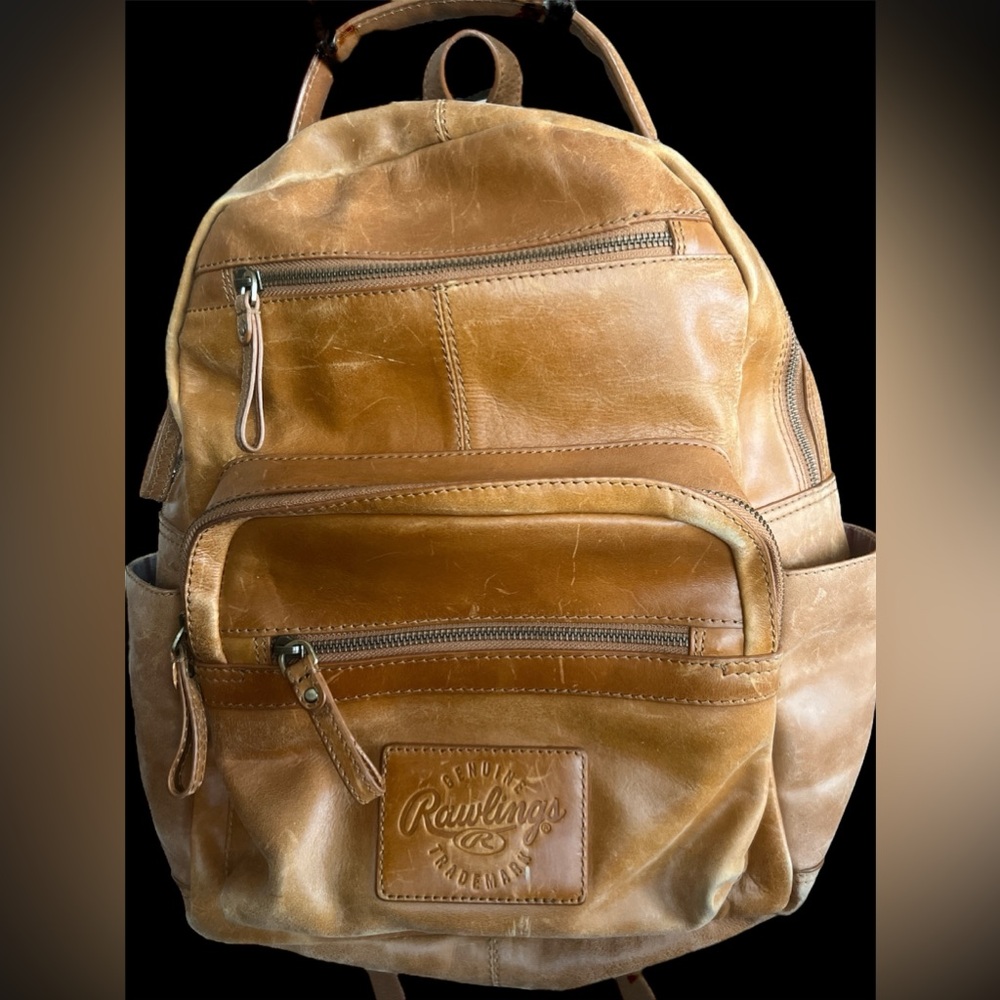 Rawling Leather Backpack